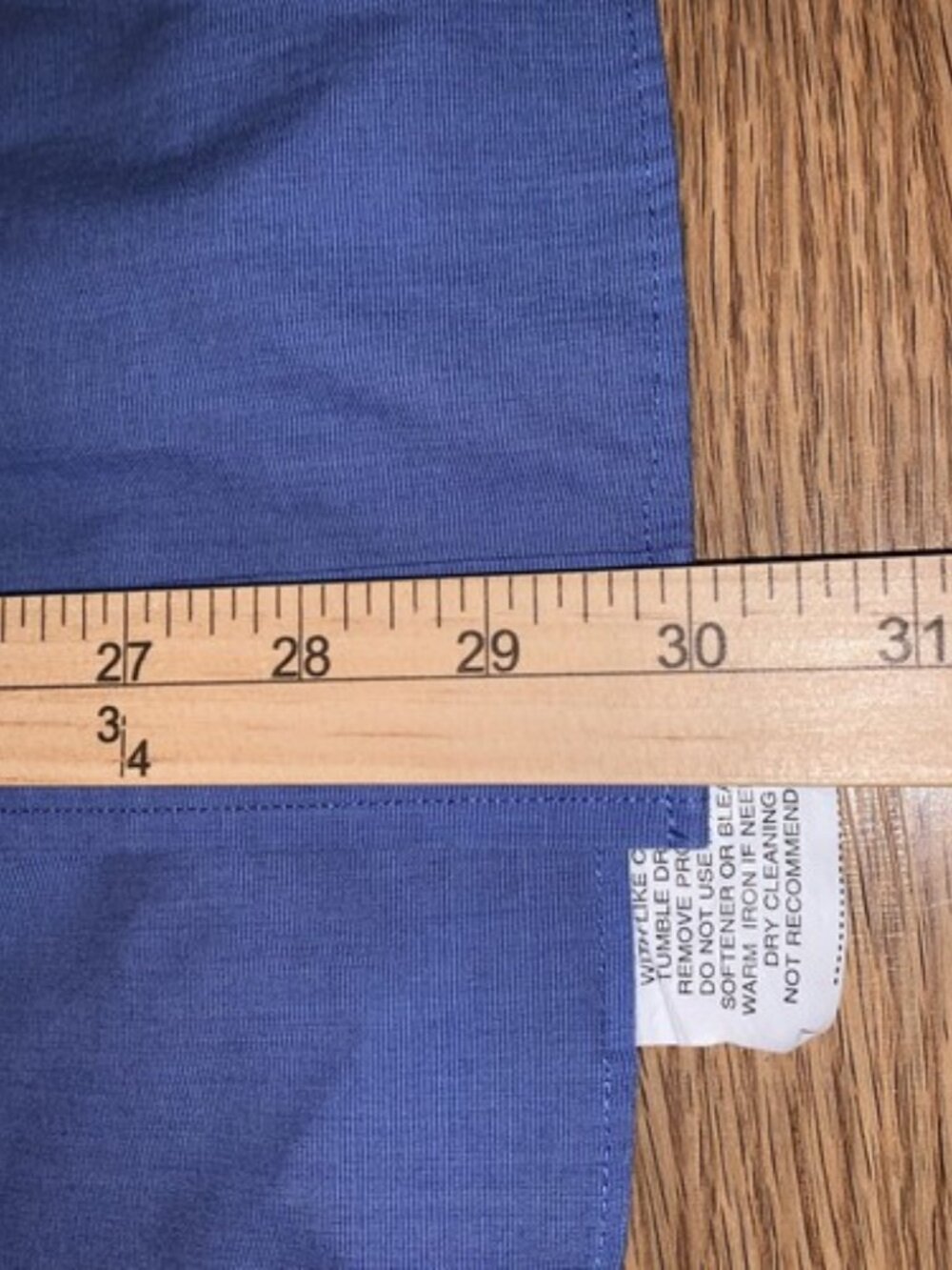 Duck Head 1865 Men's L Large L/S Button Up Dress Shirt Blue 16-16.5 34/35 - Picture 9 of 10